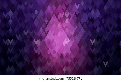 Dark Pink vector modern geometrical background. Abstract template. Geometric pattern in square style with gradient.