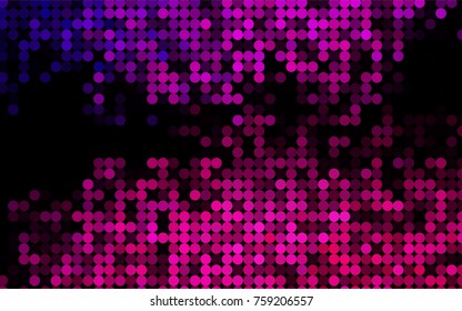 Dark Pink vector modern geometrical circle abstract background. Dotted texture template. Geometric pattern in halftone style with gradient. Dark Pink vector modern geometrical circle abstract background. Dotted texture template. Geometric pattern in halftone style with gradient.