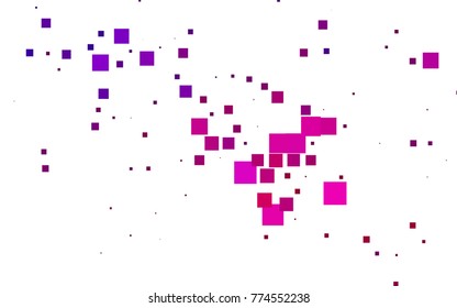 Dark Pink vector modern geometrical background. Abstract template. Geometric pattern in square style with gradient.