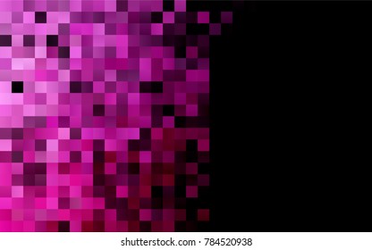 Dark Pink vector modern geometrical background. Abstract template. Geometric pattern in square style with gradient.
