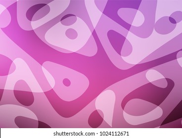 Dark Pink vector natural abstract pattern. Brand-new colored illustration in blurry style with doodles. A new texture for your design.