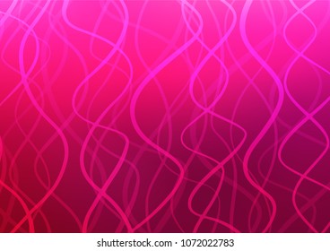 Dark Pink vector natural abstract template. Geometric doodle illustration in Origami style with gradient. Brand-new design for your business.