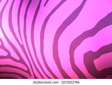 Dark Pink vector natural abstract stripe. Decorative shining illustration with doodles on abstract template. The template can be used as a background for cell phones.