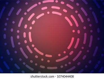 Dark Pink vector natural abstract template. A completely new color illustration in doodle style. The elegant pattern can be used as a part of a brand book.