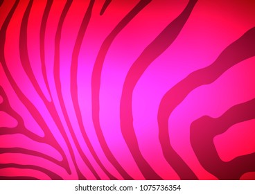 Dark Pink vector natural abstract template. Creative illustration in blurred style with doodles and Zen tangles. A completely new template for your business design.