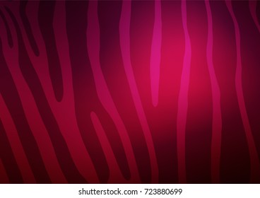 Dark Pink vector natural abstract template. Doodles on blurred abstract background with gradient. The elegant pattern can be used as a part of a brand book.