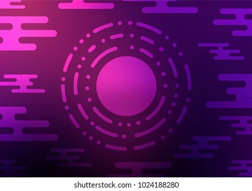 Dark Pink vector natural elegant pattern. Brand-new colored illustration in blurry style with doodles. The best blurred design for your business.