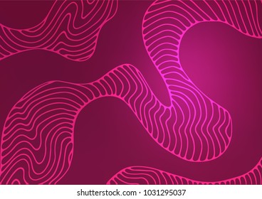 Dark Pink vector natural elegant texture. Decorative shining illustration with doodles on abstract template. Hand painted design for web, wrapping, wallpaper.