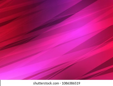Dark Pink vector natural elegant background. A vague abstract illustration with doodles in Indian style. The best blurred design for your business.