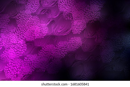 Obra de arte natural elegante vector rosa oscuro. Una ilustración de color completamente nueva en estilo doodle con flores. La plantilla completamente nueva se puede utilizar para su libro de marca.