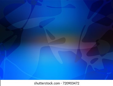 Dark Pink vector natural elegant background. Childish elegant natural pattern with gradient. The doodle design can be used for your web site.
