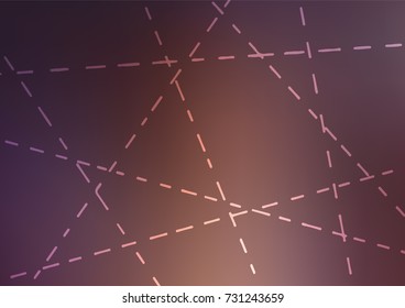 Dark Pink vector natural elegant template. A vague abstract illustration with doodles in Indian style. The textured pattern can be used for website.