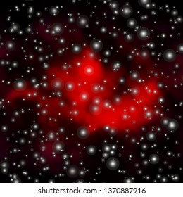 Dark Pink vector pattern with abstract stars. Colorful illustration in abstract style with gradient stars. Pattern for websites, landing pages.