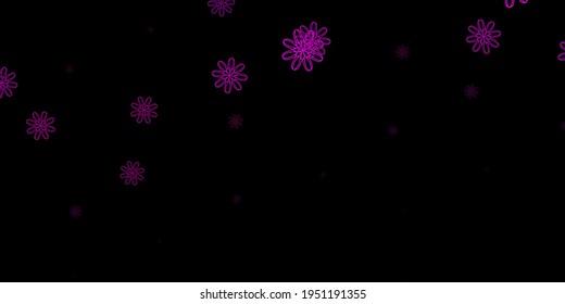 Dark Pink vector pattern with abstract shapes. Colorful illustration with simple gradient shapes. Simple illustration for your web site.