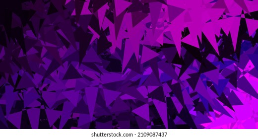 Dark Pink vector pattern with abstract shapes. Modern abstract illustration with gradient random forms. Modern design for your ads.