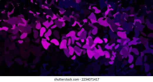Dark pink vector pattern with abstract shapes. Colorful illustration with simple gradient shapes. Elegant design for wallpaper set.