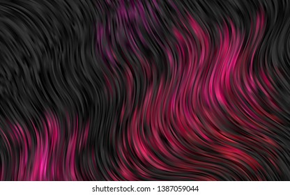 Dark Pink vector pattern with bubble shapes. Shining crooked illustration in marble style. A completely new template for your business design.