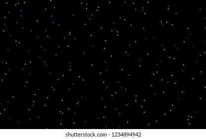 Dark Pink vector pattern with christmas stars. Modern geometrical abstract illustration with stars. The template can be used as a background.
