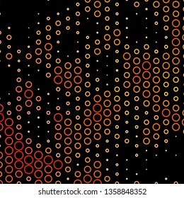 Dark Pink vector pattern with circles. Modern abstract illustration with colorful circle shapes. Pattern for websites, landing pages.