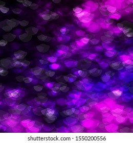 Dark Pink vector pattern with circles. Illustration with set of shining colorful abstract spheres. Design for posters, banners.