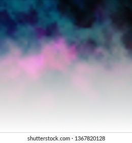 Dark Pink vector pattern with clouds. Shining illustration with abstract gradient clouds. Pattern for your commercials.