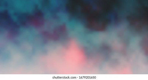 Dark Pink vector pattern with clouds. Abstract colorful clouds on gradient illustration. Colorful pattern for appdesign.