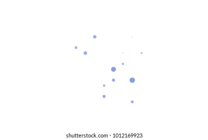 Dark Pink vector pattern with colored spheres. Geometric sample of repeating circles on white background in halftone style.