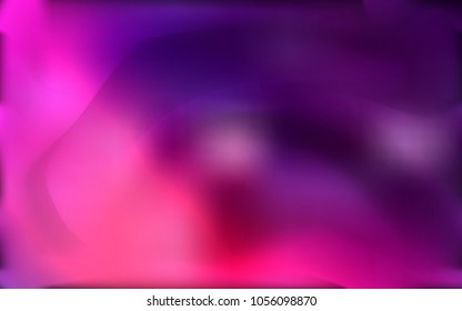 Dark Pink vector pattern with curved circles. Creative illustration in halftone marble style with gradient. The elegant pattern for brand book.