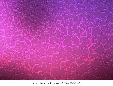 Dark Pink vector pattern with curved circles. Geometric illustration in marble style with gradient.  New composition for your brand book.