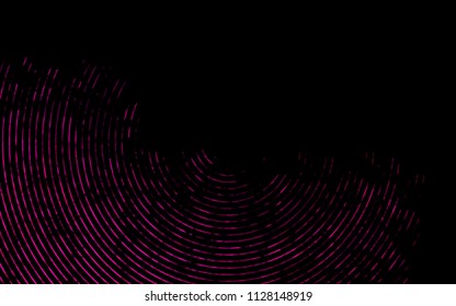 Dark Pink vector pattern with curved circles. Brand new colored illustration in marble style with gradient. The template for cell phone backgrounds.