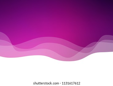 Dark Pink vector pattern with curved circles. Creative illustration in halftone marble style with gradient. Pattern for your business design.