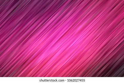 Dark Pink vector pattern with lamp shapes. An elegant bright illustration with gradient. New composition for your brand book.