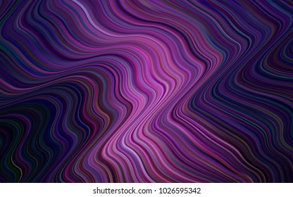 Dark Pink vector pattern with lava shapes. Colorful illustration in abstract memphis style with gradient. The best blurred design for your business.