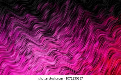 Dark Pink vector pattern with lava shapes. An elegant bright illustration with gradient. Marble style for your business design.