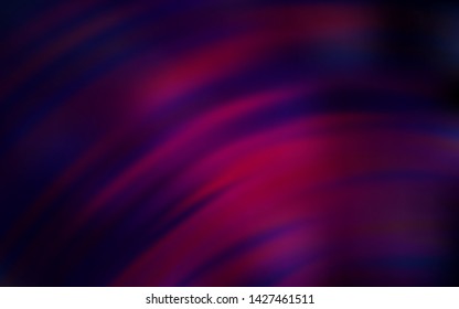 Dark Pink vector pattern with lines. Colorful illustration in simple style with gradient. Brand new design for your ads, poster, banner.