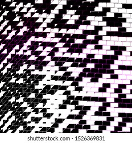 Dark Pink vector pattern with lines. Repeated lines on abstract background with gradient. Best design for your posters, banners.