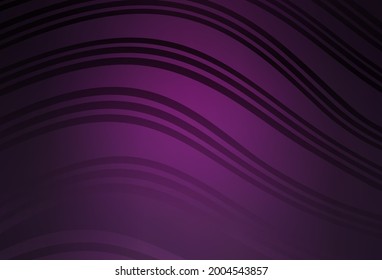 Dark Pink vector pattern with lines. Colorful abstract illustration with gradient lines. Background for cell phone screens.