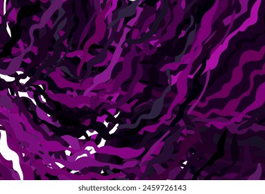 Dark Pink vector pattern with lines. A circumflex abstract illustration with gradient. Abstract design for your web site.