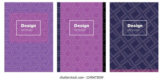 Dark Pink vector pattern for magazines. Blurred decorative design in abstract style with textbox. Completely new template books.