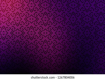 Dark Pink vector pattern with narrow lines. Lines on blurred abstract background with gradient. Pattern for business booklets, leaflets.