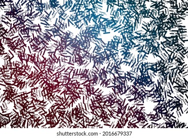 Dark pink vector pattern with narrow lines. Decorative shining illustration with lines on abstract template. Pattern for ads, posters, banners.