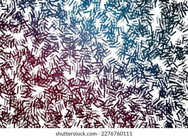 Dark pink vector pattern with narrow lines. Glitter abstract illustration with colored sticks. Best design for your ad, poster, banner.