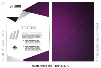 Dark Pink vector  pattern for posters. Booklet with textbox on colorful abstract background. New design for a poster, banner of your website.