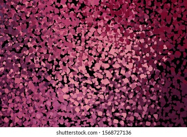 Dark Pink vector pattern with random forms. Modern abstract illustration with colorful random forms. Background for a cell phone.