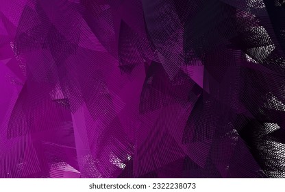 Dark Pink vector pattern with random forms. Colorful chaotic forms with gradient in modern style. Best smart design for your business.
