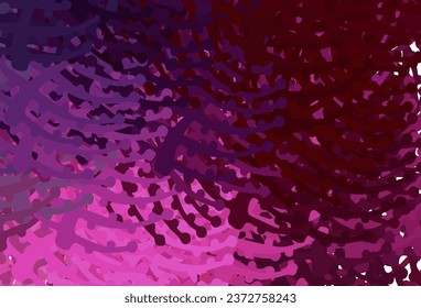 Dark Pink vector pattern with random forms. Colorful chaotic forms with gradient in modern style. Simple design for your web site.