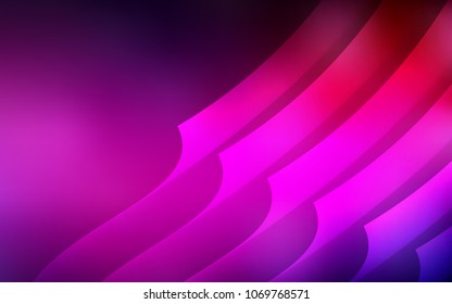 Dark Pink vector pattern with sharp lines. Glitter abstract illustration with colored sticks. The pattern for ad, booklets, leaflets.