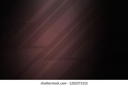 Dark Pink vector pattern with sharp lines. Modern geometrical abstract illustration with Lines. Template for your beautiful backgrounds.