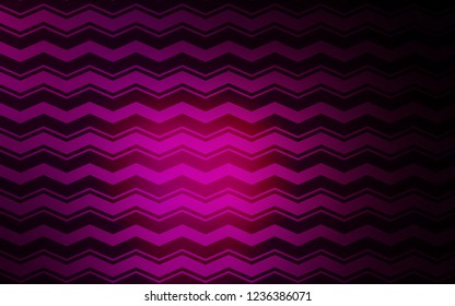 Dark Pink vector pattern with sharp lines. Glitter abstract illustration with colorful sticks. Smart design for your business advert.
