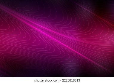 Dark Pink vector pattern with sharp lines. Modern geometrical abstract illustration with Lines. Pattern for your busines websites.